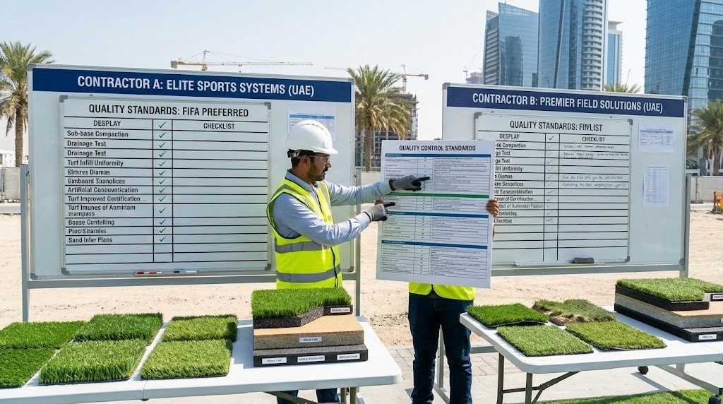 أفضل شركة إنشاء ملاعب في الإمارات – كيف تختار المقاول المناسب لمشروعك في 2026؟ 3 Read more about the article أفضل شركة إنشاء ملاعب في الإمارات – كيف تختار المقاول المناسب لمشروعك في 2026؟