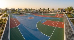 Multi Use Sports Court Construction in UAE – multi-functional sports complex by Forsan Alamal Alsarea