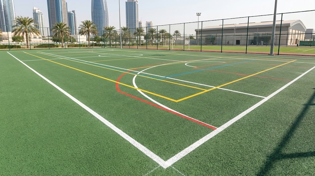 Multi Use Sports Court Construction in UAE – The 1st Ultimate Guide to Multi-Sport Facility Design & Modern Complex Construction 2 Read more about the article Multi Use Sports Court Construction in UAE – The 1st Ultimate Guide to Multi-Sport Facility Design & Modern Complex Construction