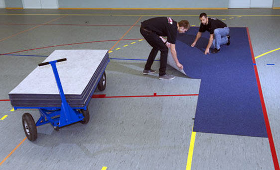 Home 12 Sports hall maintenance