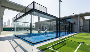 Padel court by forsan alamal alsarea
