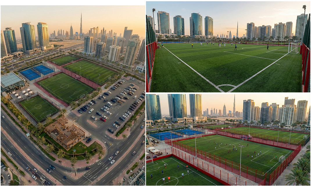 Professional Football Field Construction by Forsan Alamal Alsarea